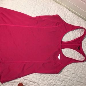 PINK RACERBACK PONY WORKOUT TOP